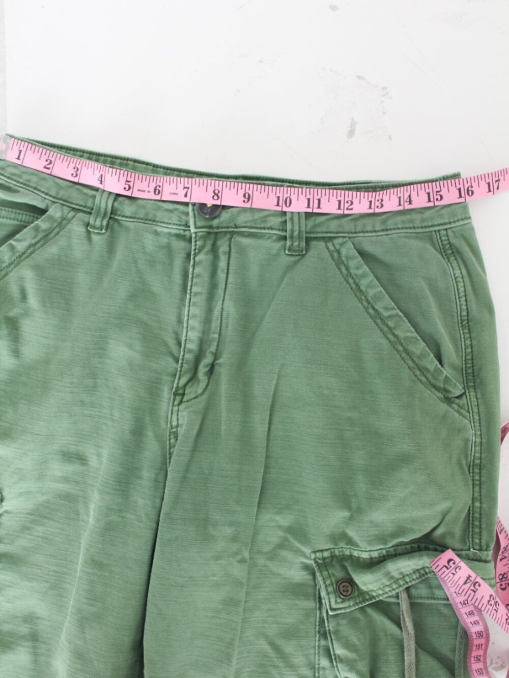 Anthropologie x Pilcro Utility Cargo Pants in Green - Size 29 GUC - Picture 8 of 11
